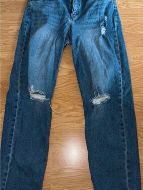 art class Blue Distressed Kids Jeans
